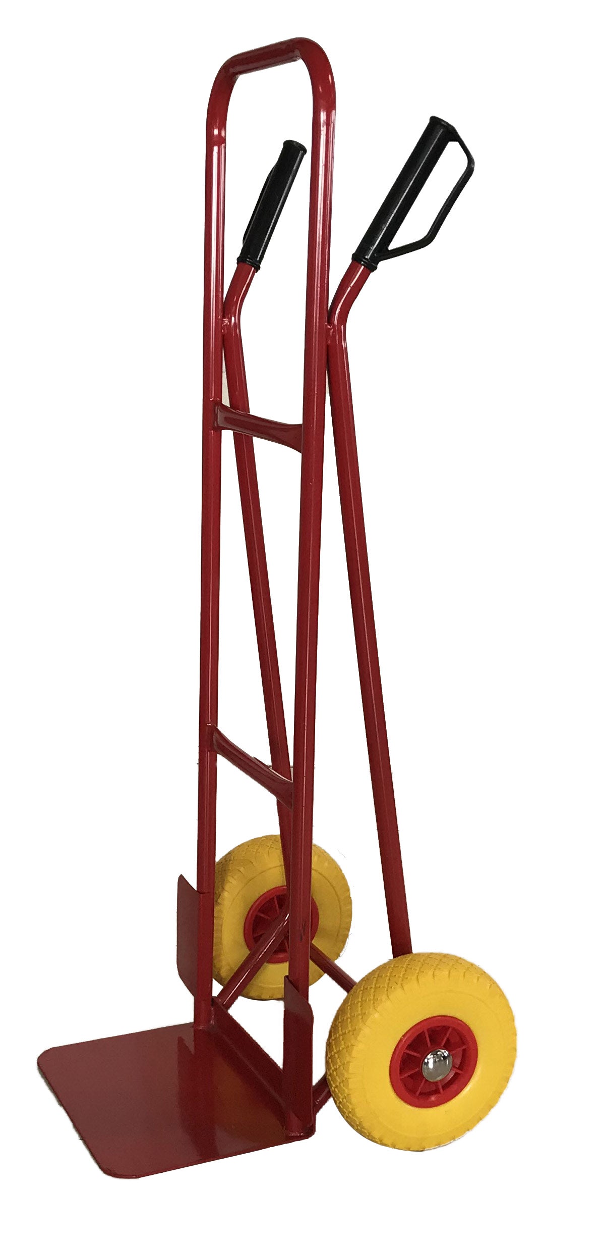 Diables 2 roues pneumatiques/increvables (mousse) | Cadre en fer 25 × 1,2 mm | MOD. 113 | Chariot de transport pour bagages, capacité 150/200 kg Diables 2 roues pneumatiques/increvables (mousse) | Cadre en fer 25 × 1,2 mm | MOD. 113 | Chariot de transport pour bagages, capacité 150/200 kg